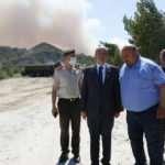 KKTC'deki orman yangını i&ccedil;in Rum Kesimi'nden destek