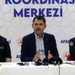 Bakan Kurum: 170 ihbar aldık, bir vatandaşımız kayıp