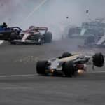 Formula 1'de korkunç kaza! Araç metrelerce takla attı