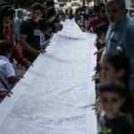 Gazzelilerden Kızılha&ccedil; Komitesi'ne 100 metrelik mektup