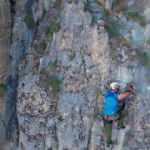 65 yaşındaki g&ouml;rme engelli milli dağcı Via Ferrata Parkuru'nu tırmandı 