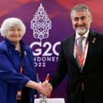 Bakan Nebati, ABD Hazine Bakanı Yellen ile bir araya geldi