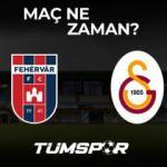 Mol Fehervar Galatasaray maçı ne zaman?