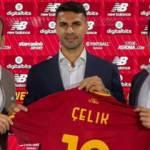 Roma Kulübü, yeni transferi Zeki Çelik'i tanıttı