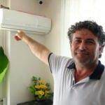 Yuva yapan kuş i&ccedil;in bu sıcakta klimadan vazge&ccedil;ti