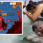 Aşırı sıcaktan asfalt eridi, raylar büküldü