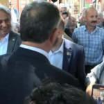 Davutoğlu, Giresun'da vatandaşın tepkisiyle karşılaştı