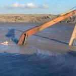 İş makinesi operat&ouml;r&uuml;, maden ocağında &ccedil;amur altında kaldı!