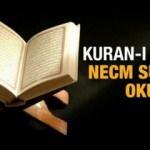 Necm Suresi oku Arapça! Necm Suresi kaçıncı sayfada? Necm Suresi Arapça okunuşu...