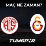 Antalyaspor Galatasaray ma&ccedil;ı ne zaman?