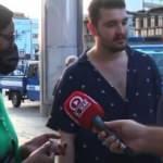 &ldquo;Sokak r&ouml;portajı&rdquo; bahanesiyle Somalili kız &ouml;ğrenciye nefret dolu sorular!