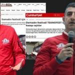 Teknofest'i aşağılamaya kalkan gazetelere Bayraktar'dan okkalı cevap