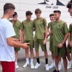 Ahmetcan Kaplan eski takım arkadaşlarıyla vedalaştı