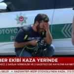 Gaziantep'te kahreden g&ouml;r&uuml;nt&uuml;! Meslektaşlarının ardından g&ouml;zyaşlarına boğuldu