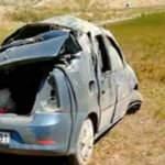 Van&rsquo;da kontrolden &ccedil;ıkan ara&ccedil; takla attı: 1 &ouml;l&uuml;, 4 yaralı   