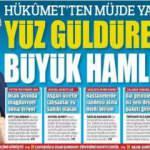 H&uuml;k&uuml;metten m&uuml;jde yağmuru - Gazete manşetleri