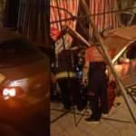 Denizli&rsquo;de kaza! Otomobil bah&ccedil;eye u&ccedil;tu 