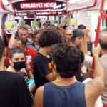 Tramvay&rsquo;da gergin anlar: &Ccedil;evik kuvvet ayırdı