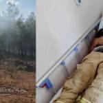 Denizli&rsquo;de yangına m&uuml;dahale eden orman iş&ccedil;isi dumandan zehirlendi 