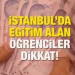 İstanbul'da devlet ve vakıf üniversitelerinde okuyanlara karşılıksız 1.500 TL burs verilecek!