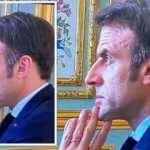 Macron'un tepkisi g&uuml;ndem oldu: G&ouml;r&uuml;nt&uuml;ler ilk kez yayınlandı