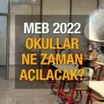 Okullar ne zaman açılacak? MEB 2022-2023 çalışma takvimi: Ara tatil ve yarıyıl tatil tarihleri!