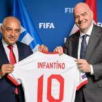 TFF Başkanı Büyükekşi, FIFA Başkanı Infantino ile buluştu