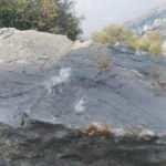 Kozan Kalesi'nde kopan kaya par&ccedil;ası paniğe neden oldu