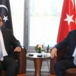 Cumhurbaşkanı Erdoğan, Libya Başkanlık Konseyi Başkanı Menfi'yi kabul etti