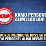 Kamuya en az ilkokul mezunu 9.719 memur ve personel alımı! Eylül ayı kamu iş ilanları (GÜNCEL)