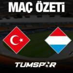 MAÇ ÖZETİ | Türkiye 3-3 Lüksemburg (Goller, UEFA Uluslar Ligi)