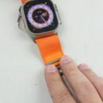 Apple Watch Ultra'ya &ccedil;eki&ccedil; testi! Saatten &ouml;nce masa kırıldı