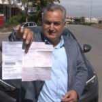 Hiç geçmediği bir yerden otomobiline motosiklet cezası gelince şaştı kaldı