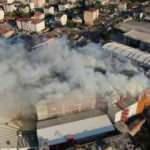 Sancaktepe'de imalathanede çıkan yangın söndürüldü