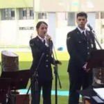 Kadın astsubay sesiyle t&uuml;yleri diken diken etti!