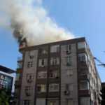 Şişli'de 6 katlı apartmanda yangın paniği