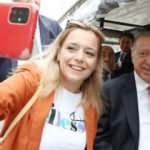 Cumhurbaşkanı Erdoğan'a Galataport'ta yoğun ilgi