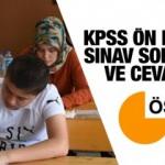 KPSS Ön Lisans soru ve cevapları yayınlandı | ÖSYM 2022 KPSS ön lisans sınavı soru ve cevap anahtarı
