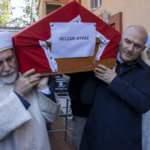 Bartın'da hayatını kaybeden madencilere veda