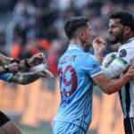 Beşiktaş-Trabzonspor maçında gergin anlar! Rosier ve Bardhi...