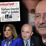 Cumhuriyet gazetesinin saklamaya çalıştığı gerçek: Başörtüsü teklifi CHP'yi böldü