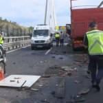 Yavuz Sultan Selim K&ouml;pr&uuml;s&uuml; girişinde kaza: 5 kişi yaralandı