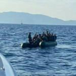 Yunan unsurlarının geri ittiği 30 ka&ccedil;ak g&ouml;&ccedil;men kurtarıldı