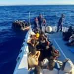 Dat&ccedil;a'da 64 g&ouml;&ccedil;men kurtarıldı 