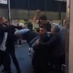 Trafikteki kavgayı ayırmak isteyen zabıta memurları dayak yedi