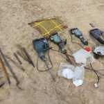 Ka&ccedil;ak kazı yapan 2 defineci yakalandı