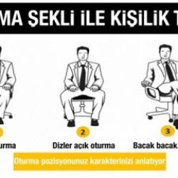 Oturma şekli ile kişilik testi: Oturma pozisyonunuz karakterinizi anlatıyor!