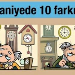 Beyin yakan zeka testi: 32 saniyede 10 farkı gören kendine dâhi diyebilir!