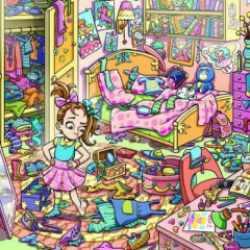 Kedi yavrusunu kaybetse bulamaz zeka testi: Dağınık odada kayıp çorabı 12 saniyede bulabilecek misiniz?