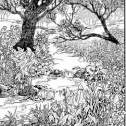 Yüksek IQ'lu insanların çözebildiği zeka testi: Ormanın içindeki kız yüzünü 11 saniyede bul!